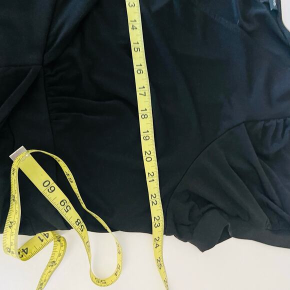 Torrid Short Sleeve Surplice Neck Dress Size 3X Black - Picture 7 of 8